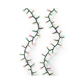 Lumineo Compact Twinkle 1000 Led String Lights 22.5m - Green/Classic Multi Colour